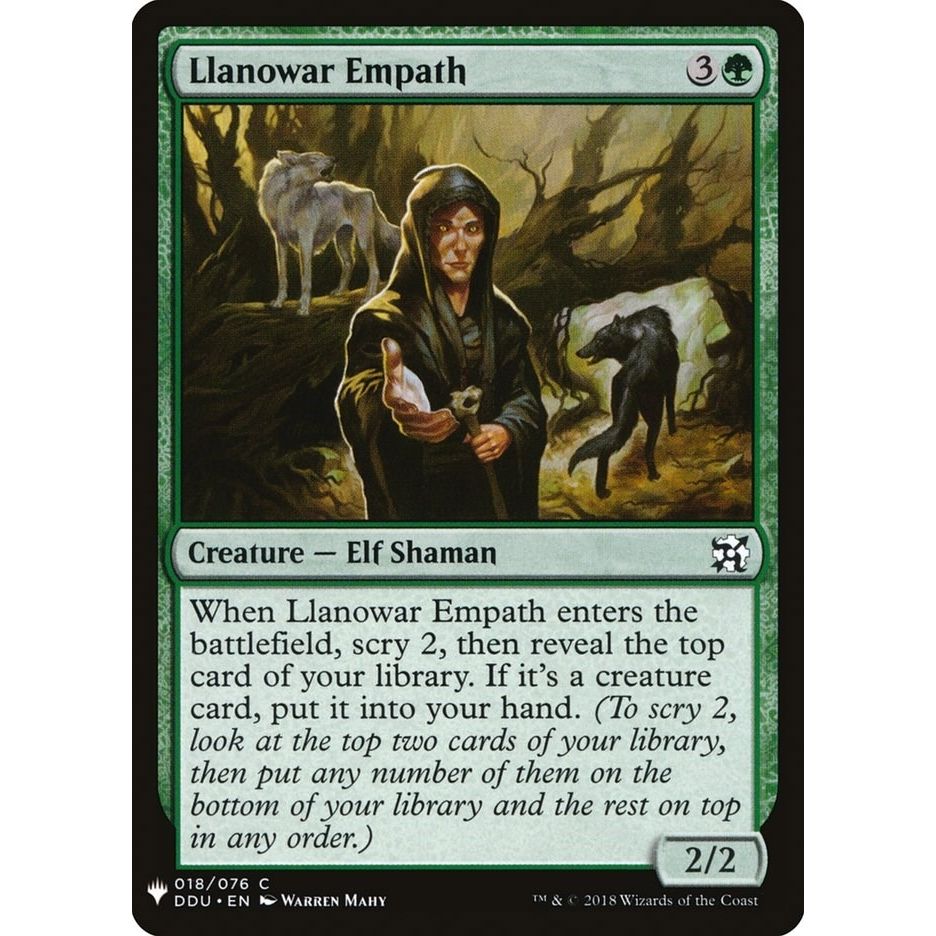 Image for Llanowar Empath (18) (LIST) - Magic: The Gathering