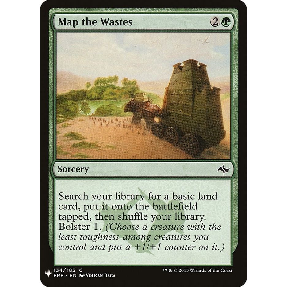 Image for Map the Wastes (134) (LIST) - Magic: The Gathering