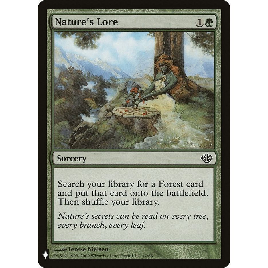 Image for Nature's Lore (DDD) (17) (LIST) - Magic: The Gathering