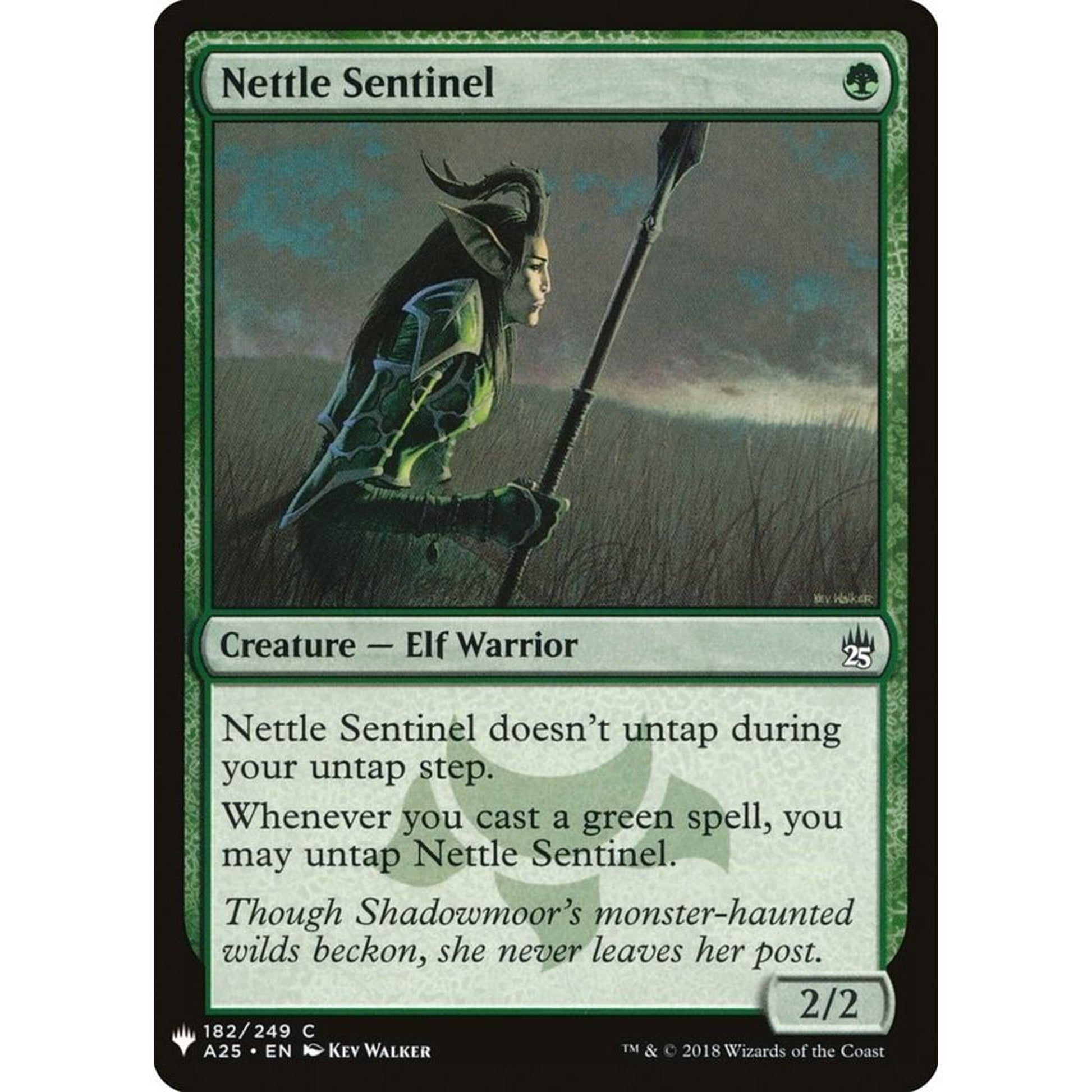 Image for Nettle Sentinel (182) (LIST) - Magic: The Gathering