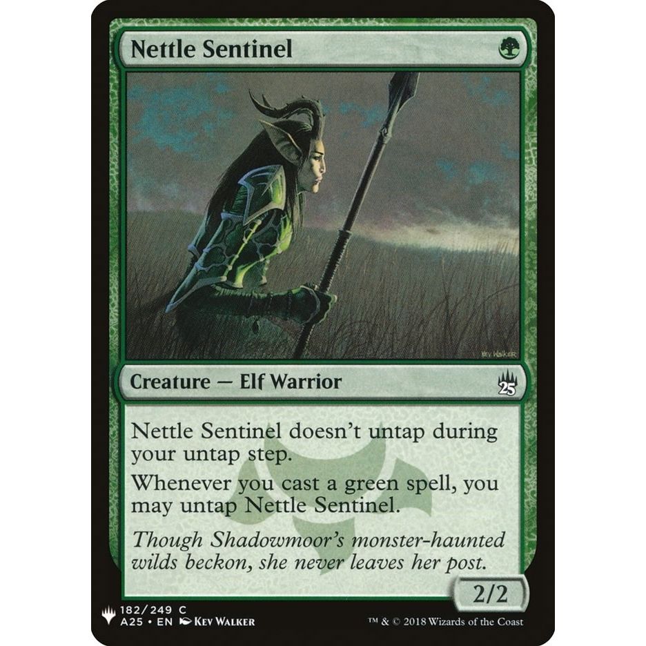 Image for Nettle Sentinel (182) (LIST) - Magic: The Gathering