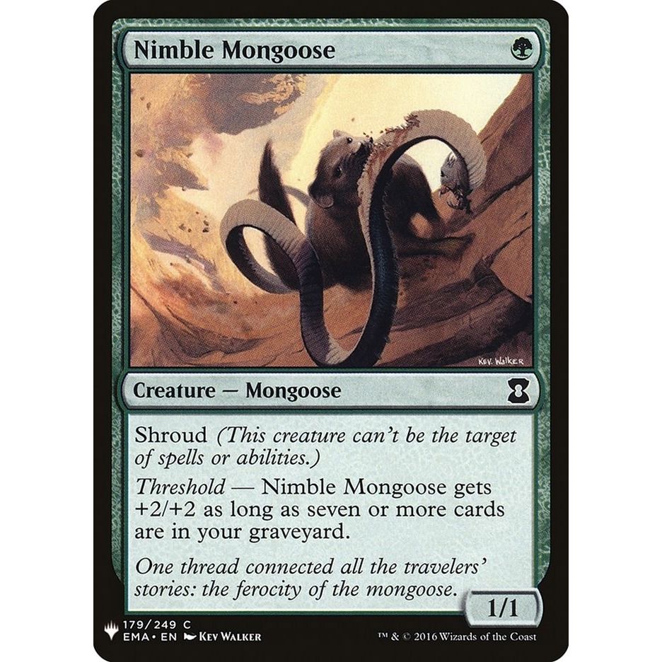 Image for Nimble Mongoose (179) (LIST) - Magic: The Gathering