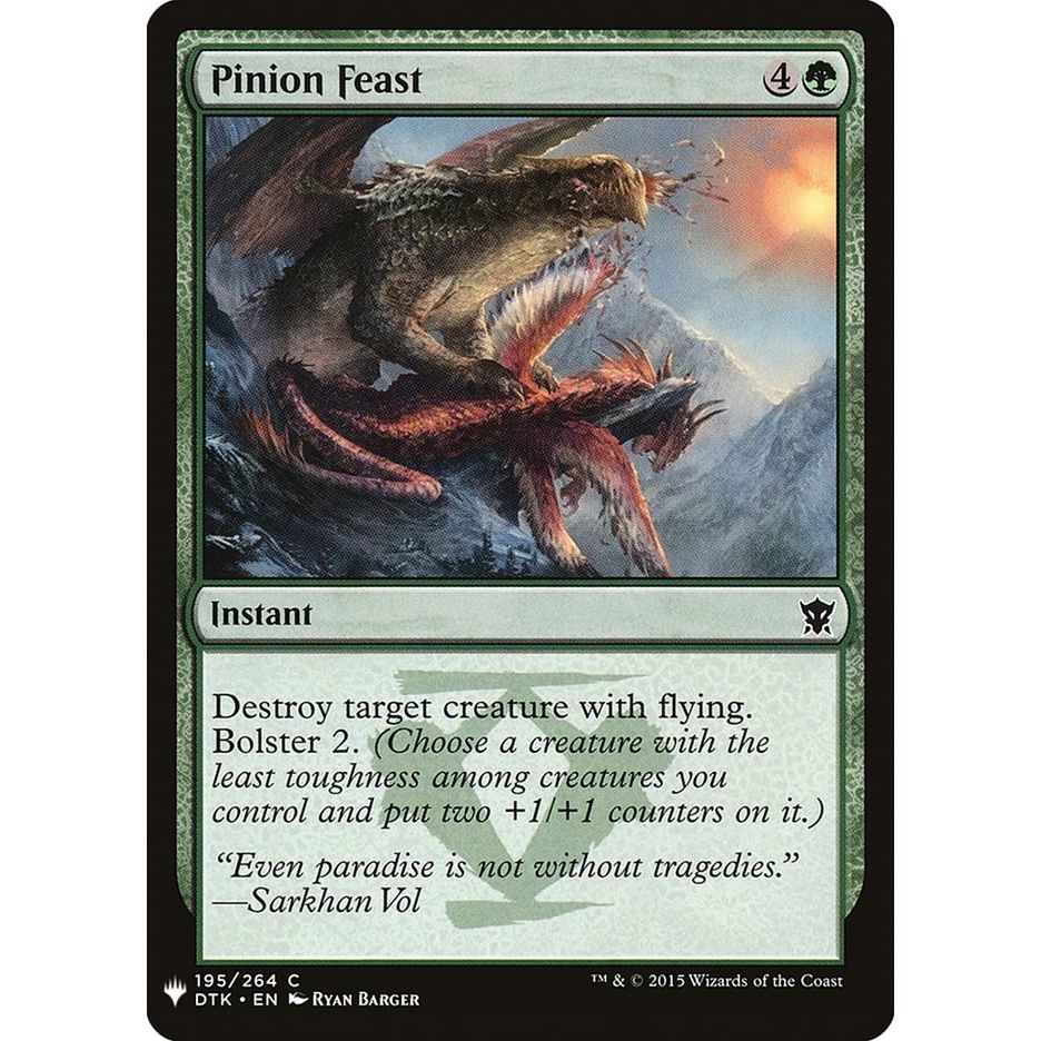 Image for Pinion Feast (195) (LIST) - Magic: The Gathering