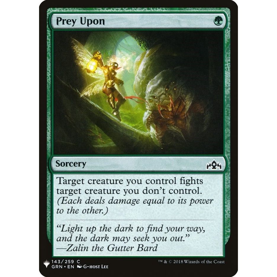 Image for Prey Upon (143) (LIST) - Magic: The Gathering
