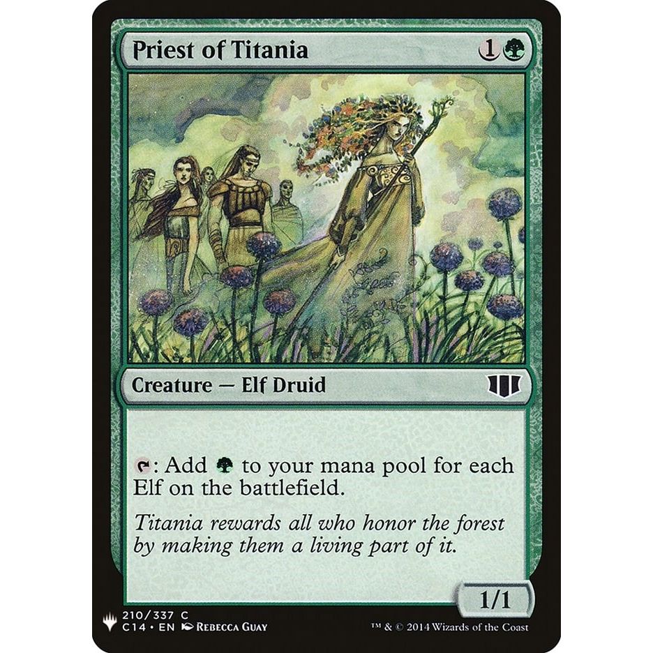 Image for Priest of Titania (210) (LIST) - Magic: The Gathering