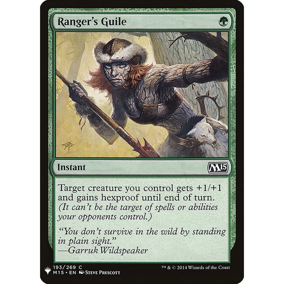 Image for Ranger's Guile (193) (LIST) - Magic: The Gathering