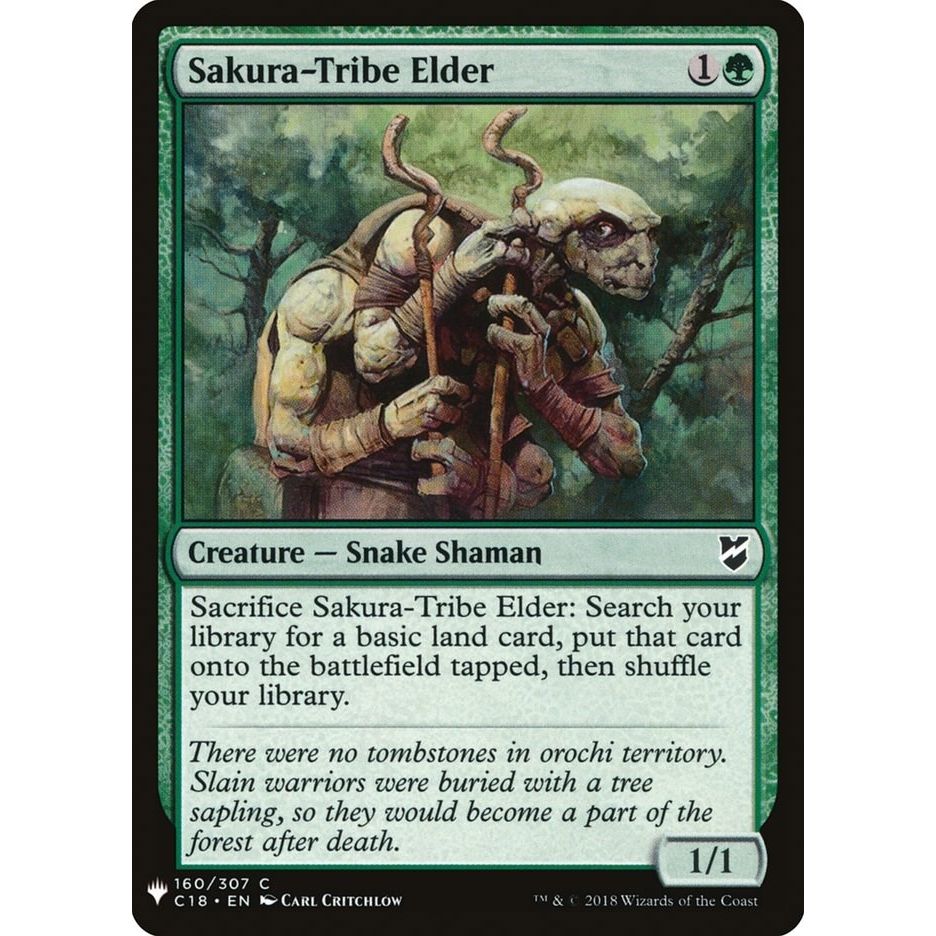 Image for Sakura-Tribe Elder (160) (LIST) - Magic: The Gathering