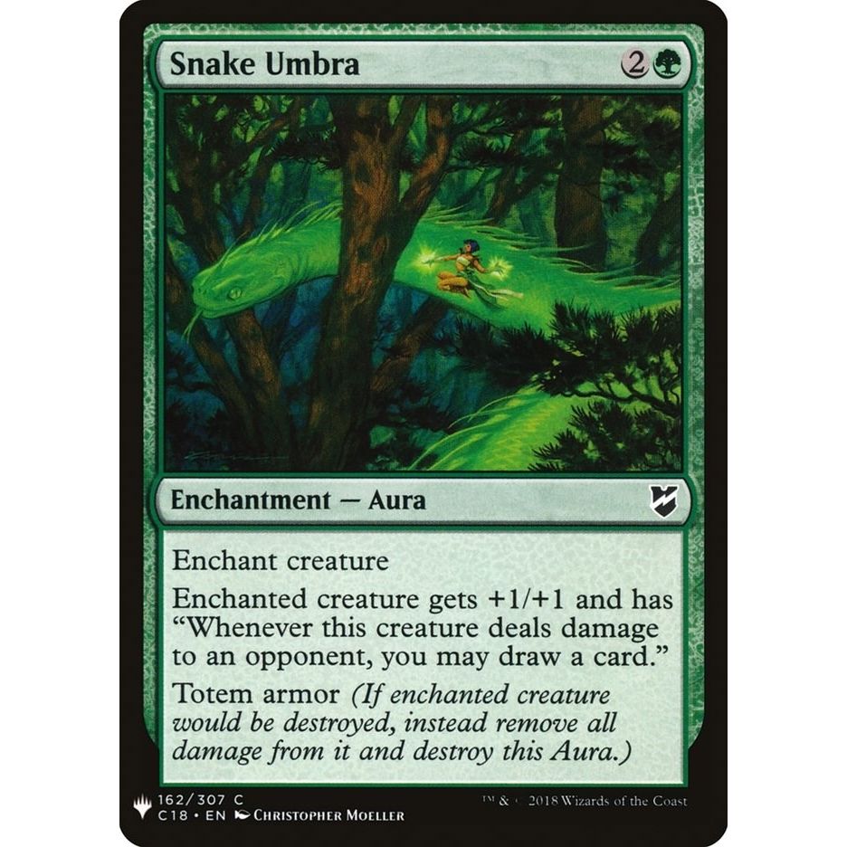 Image for Snake Umbra (162) (LIST) - Magic: The Gathering