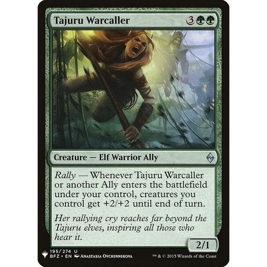 Image for Tajuru Warcaller (195) (LIST) - Magic: The Gathering