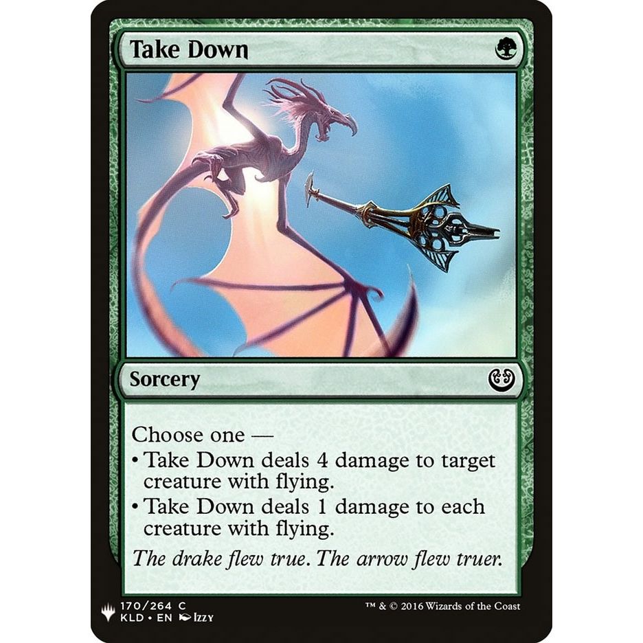 Image for Take Down (170) (LIST) - Magic: The Gathering