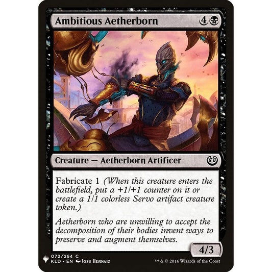 Image for Ambitious Aetherborn (72) (LIST) - Magic: The Gathering