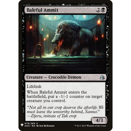 Image for Baleful Ammit (79) (LIST) - Magic: The Gathering