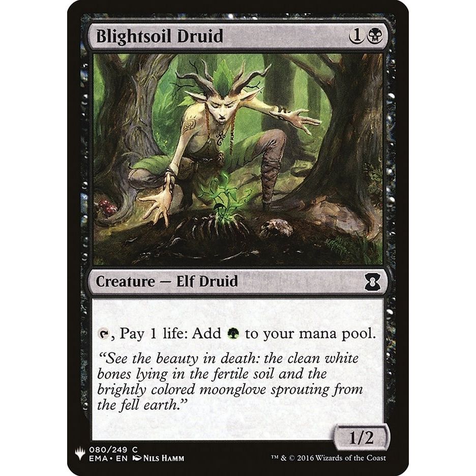 Image for Blightsoil Druid (80) (LIST) - Magic: The Gathering