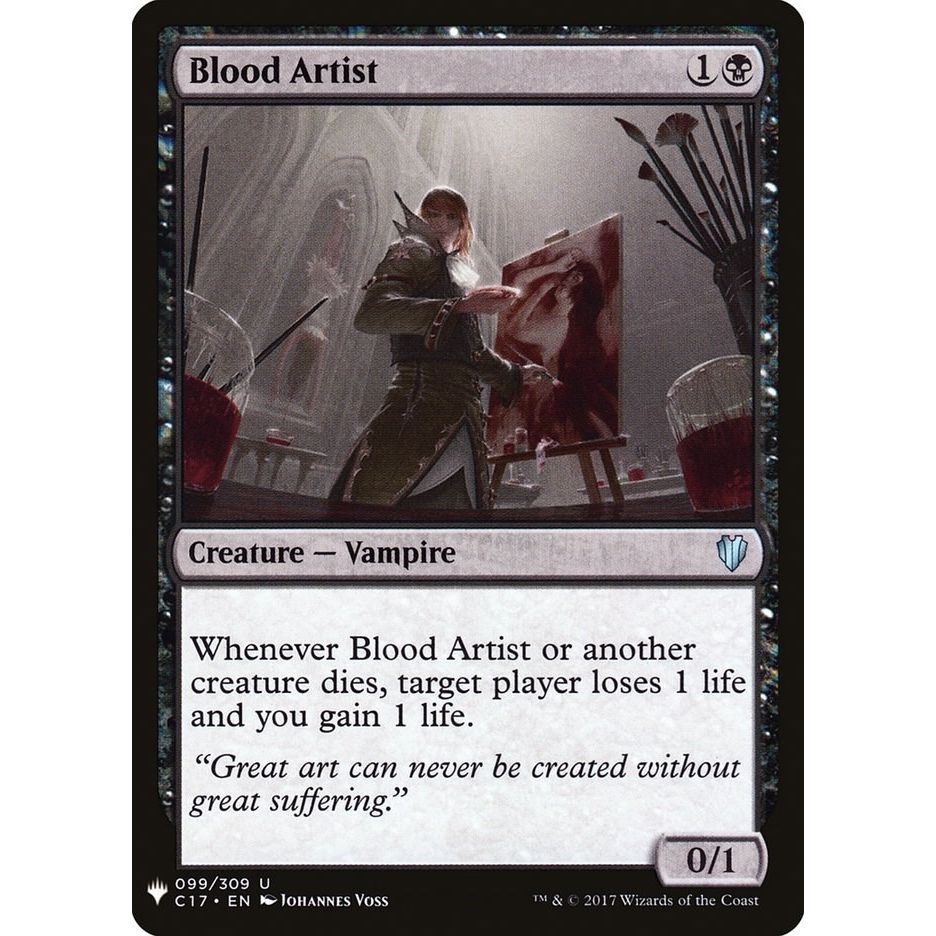 Image for Blood Artist (99) (LIST) - Magic: The Gathering