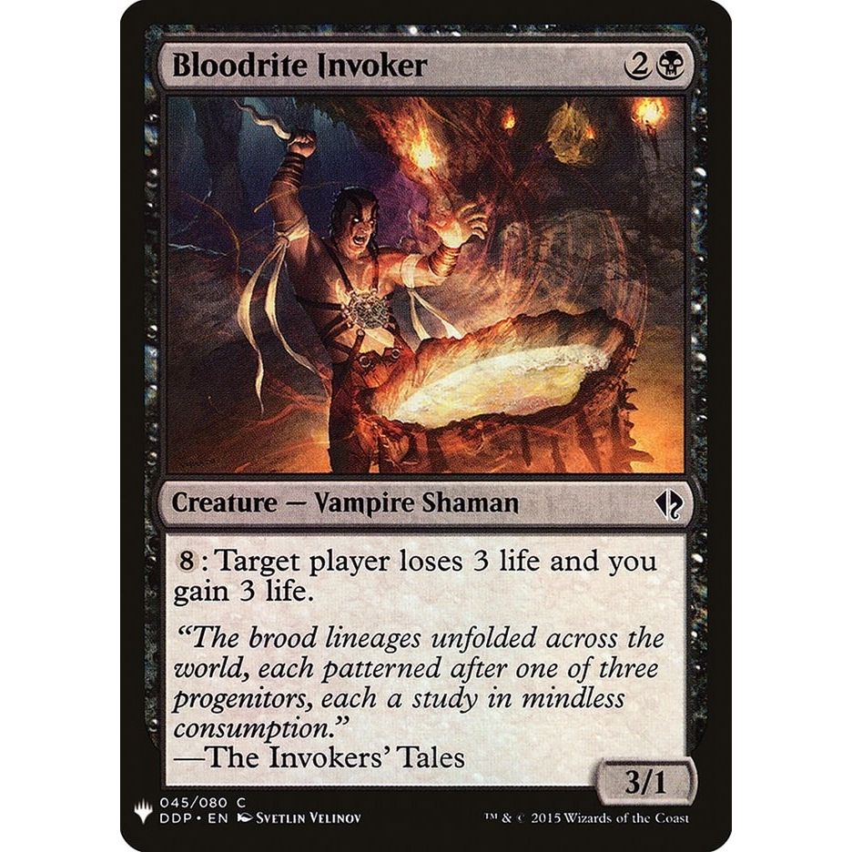 Image for Bloodrite Invoker (45) (LIST) - Magic: The Gathering
