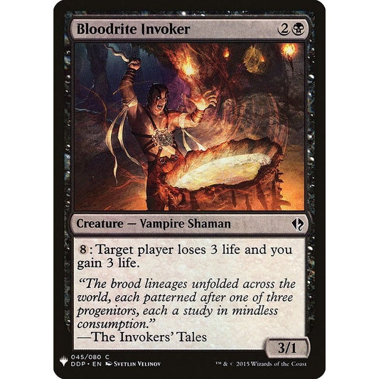 Image for Bloodrite Invoker (45) (LIST) - Magic: The Gathering