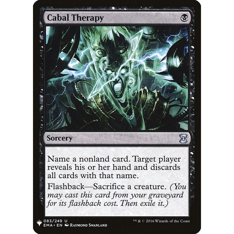 Image for Cabal Therapy (83) (LIST) - Magic: The Gathering