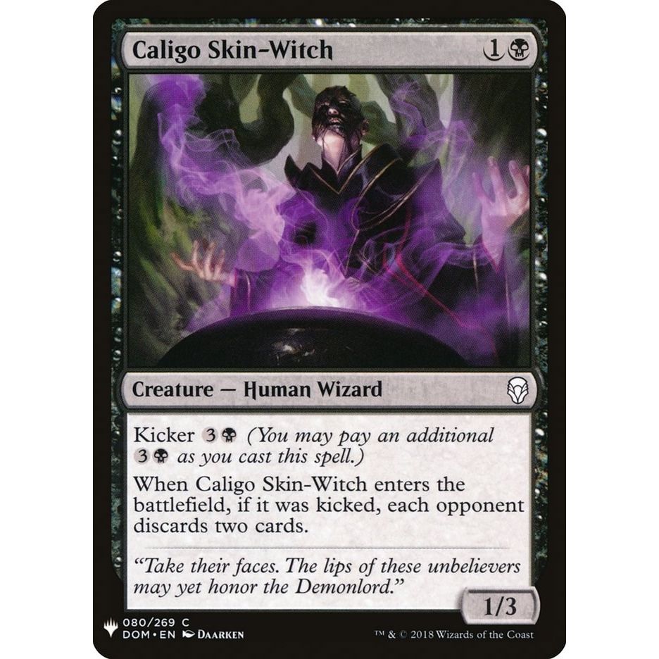 Image for Caligo Skin-Witch (80) (LIST) - Magic: The Gathering