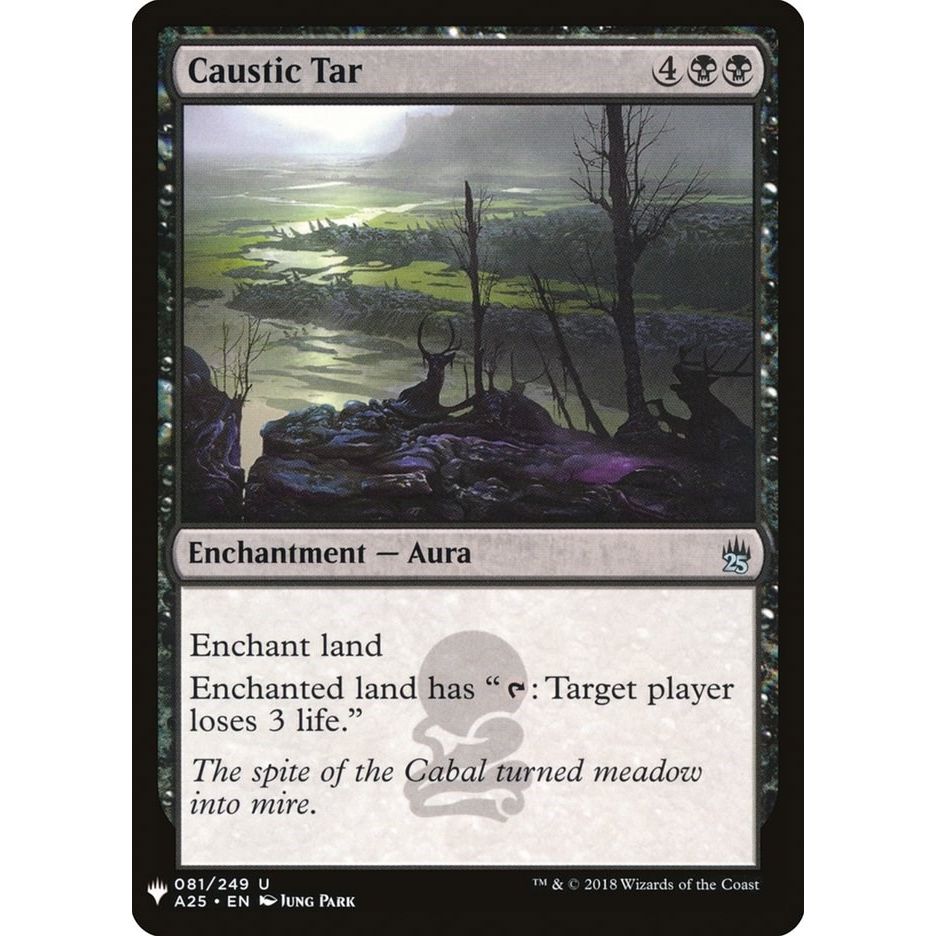 Image for Caustic Tar (81) (LIST) - Magic: The Gathering