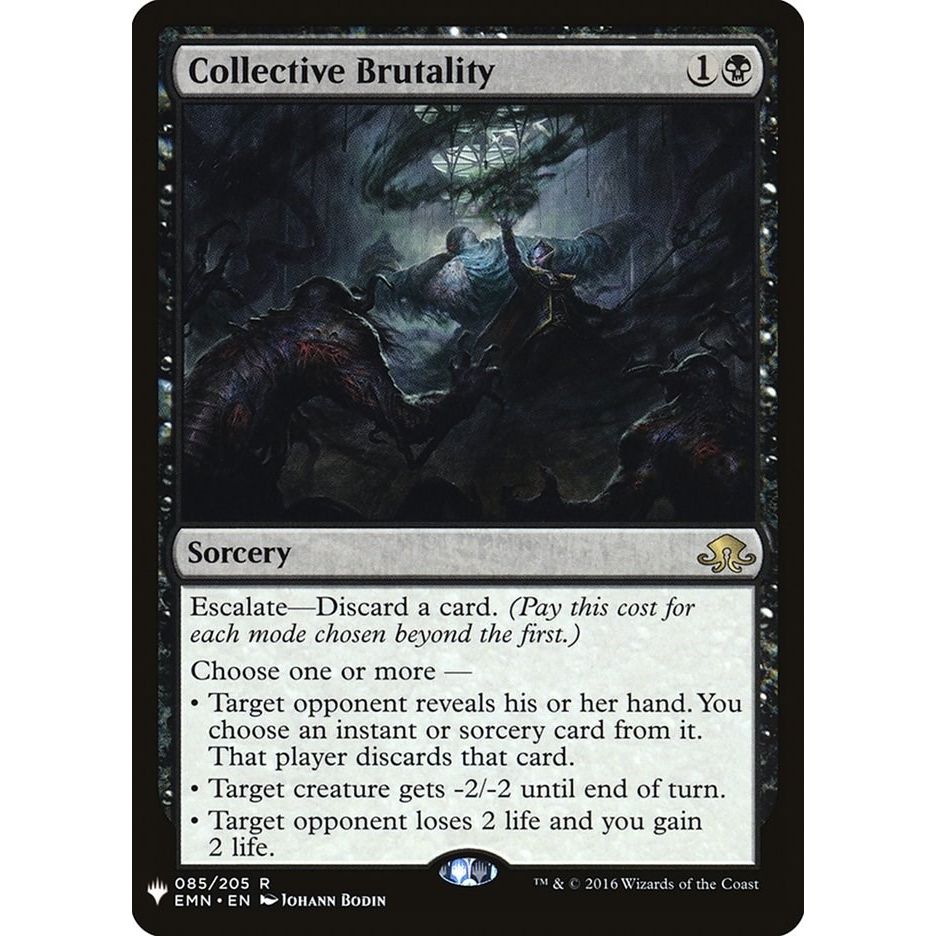 Image for Collective Brutality (085/205) (LIST) - Magic: The Gathering