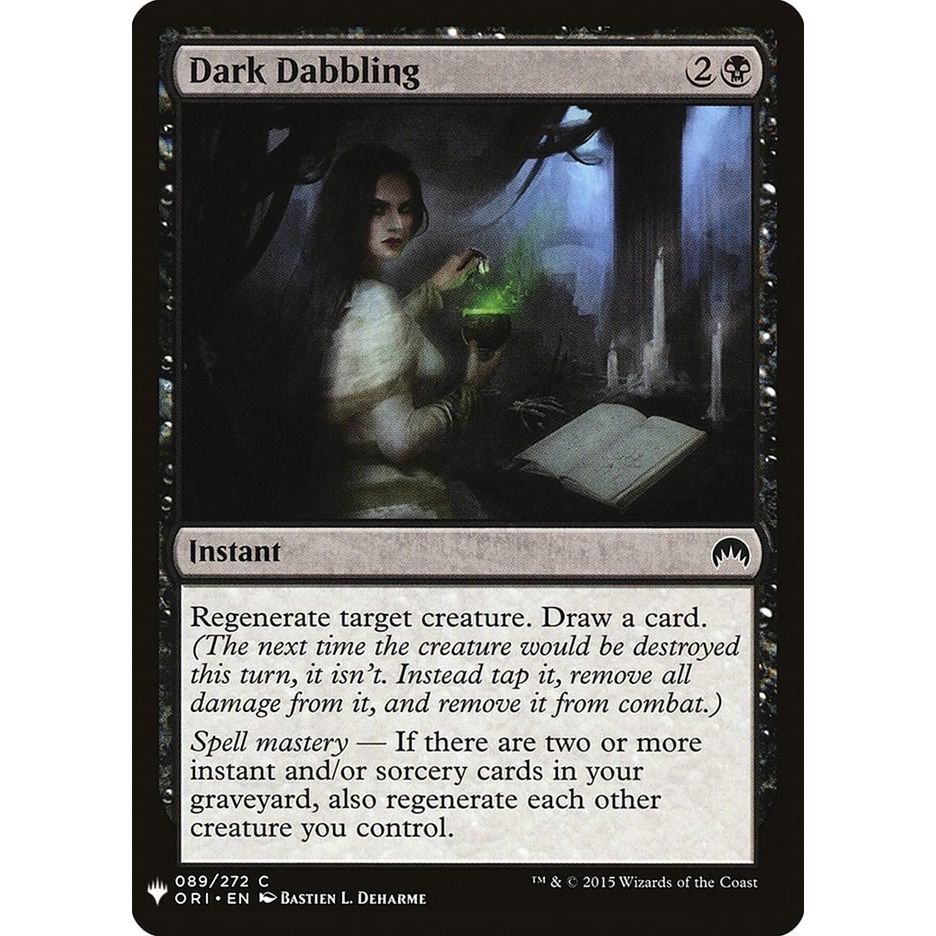 Image for Dark Dabbling (89) (LIST) - Magic: The Gathering