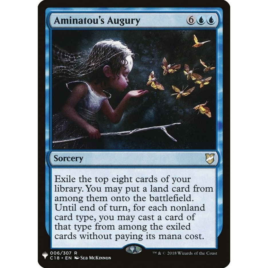 Image for Aminatou's Augury (6) (LIST) - Magic: The Gathering