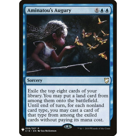 Image for Aminatou's Augury (6) (LIST) - Magic: The Gathering