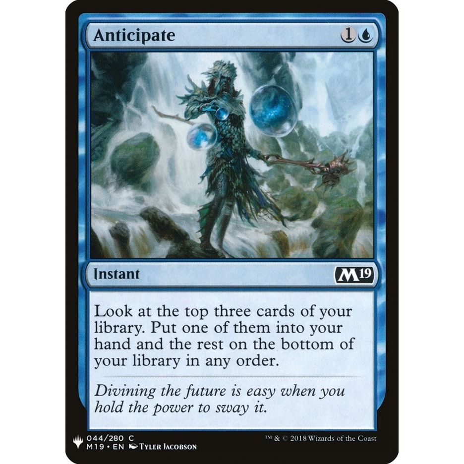 Image for Anticipate (44) (LIST) - Magic: The Gathering