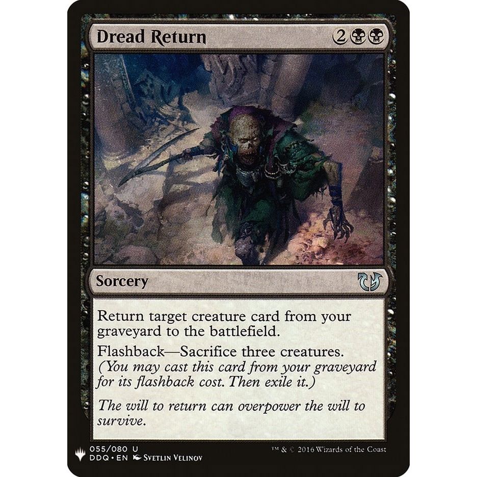 Image for Dread Return (55) (LIST) - Magic: The Gathering