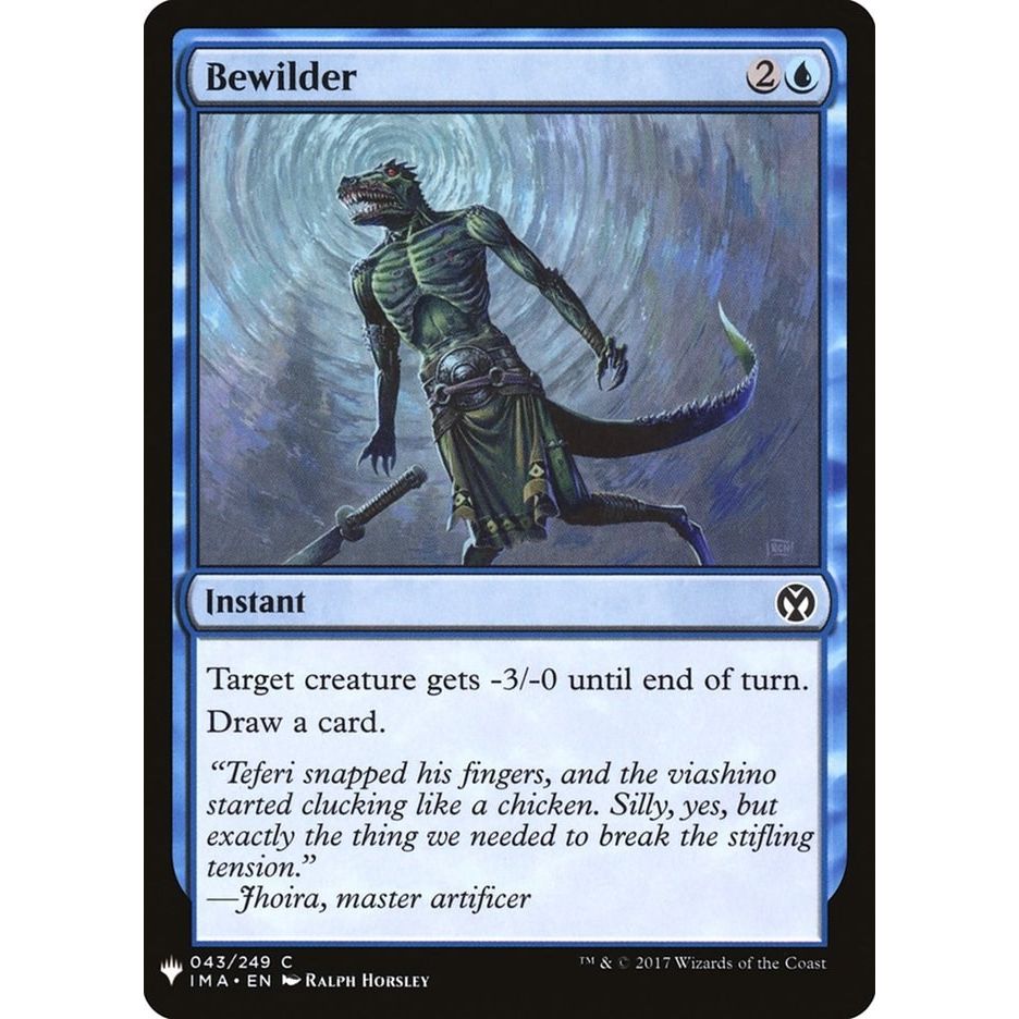 Image for Bewilder (43) (LIST) - Magic: The Gathering