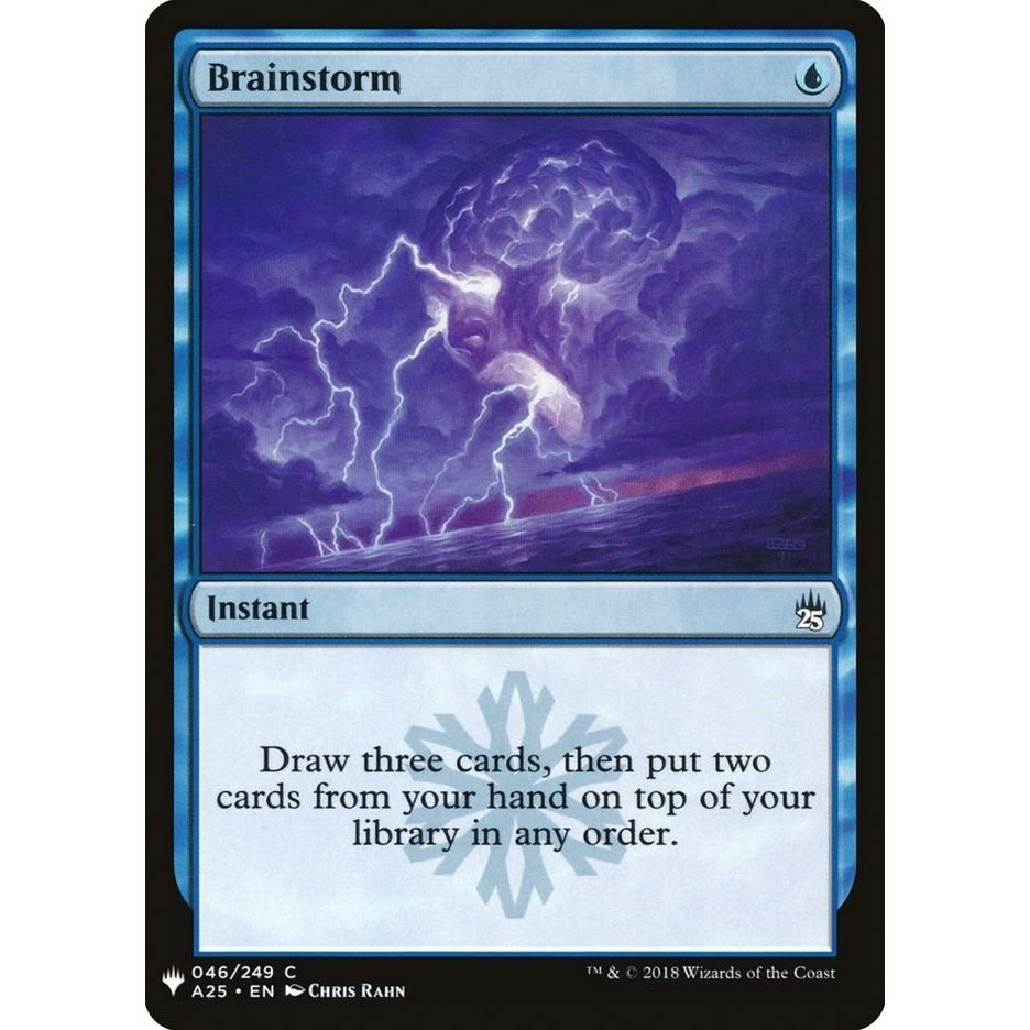 Image for Brainstorm (A25) (46) (LIST) - Magic: The Gathering