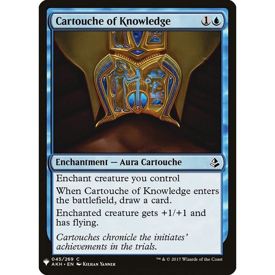 Image for Cartouche of Knowledge (45) (LIST) - Magic: The Gathering