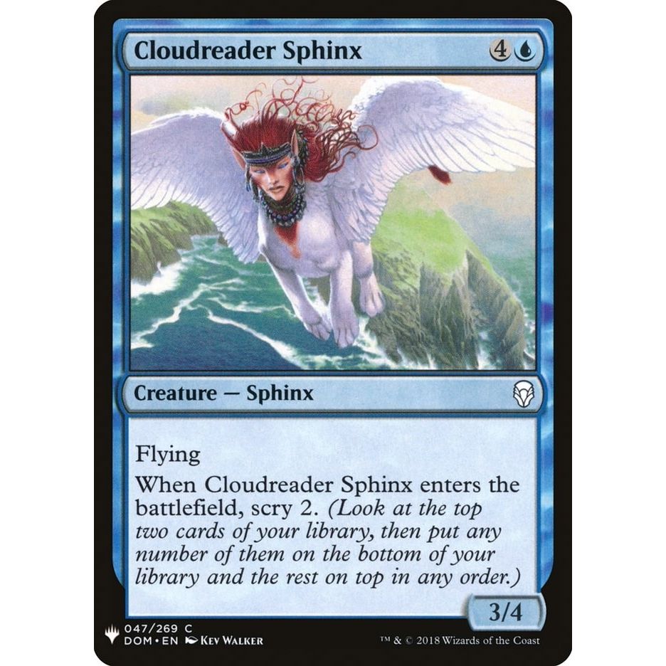 Image for Cloudreader Sphinx (47) (LIST) - Magic: The Gathering