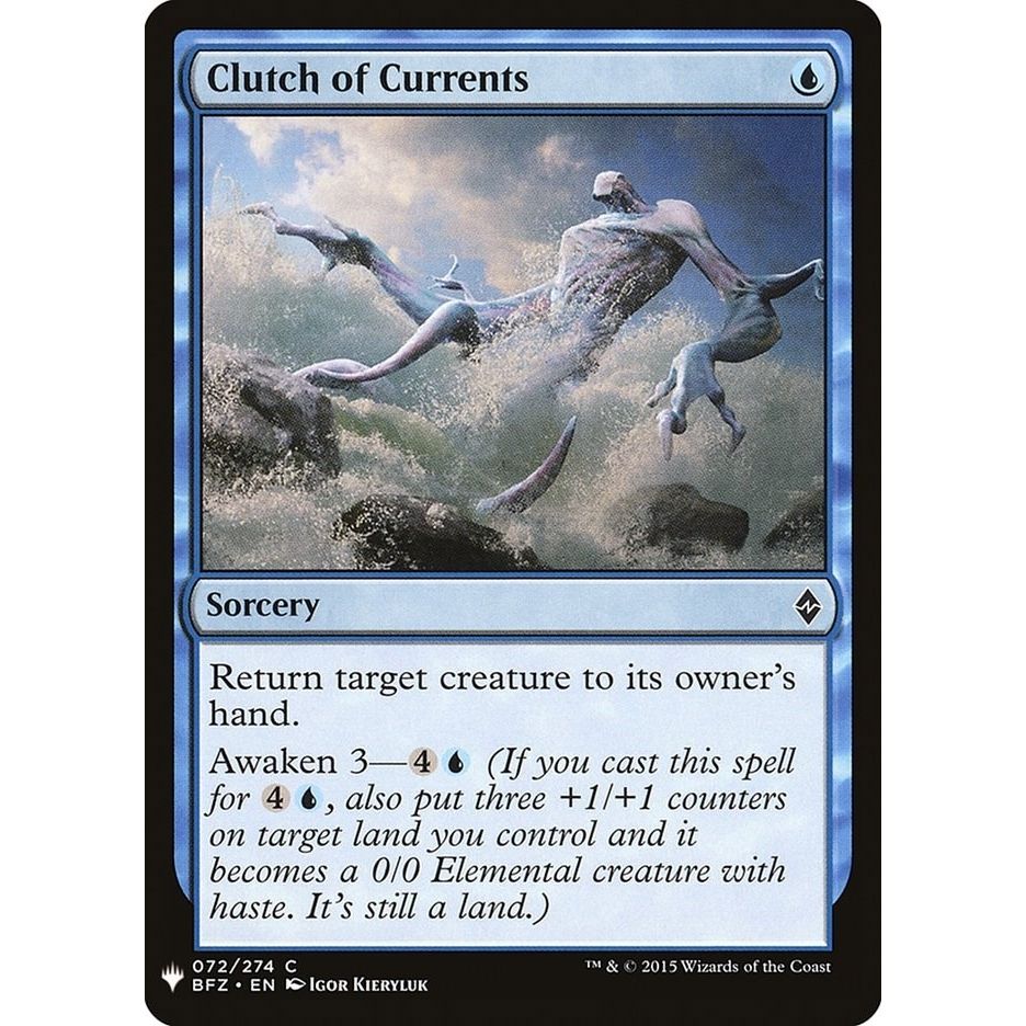 Image for Clutch of Currents (72) (LIST) - Magic: The Gathering