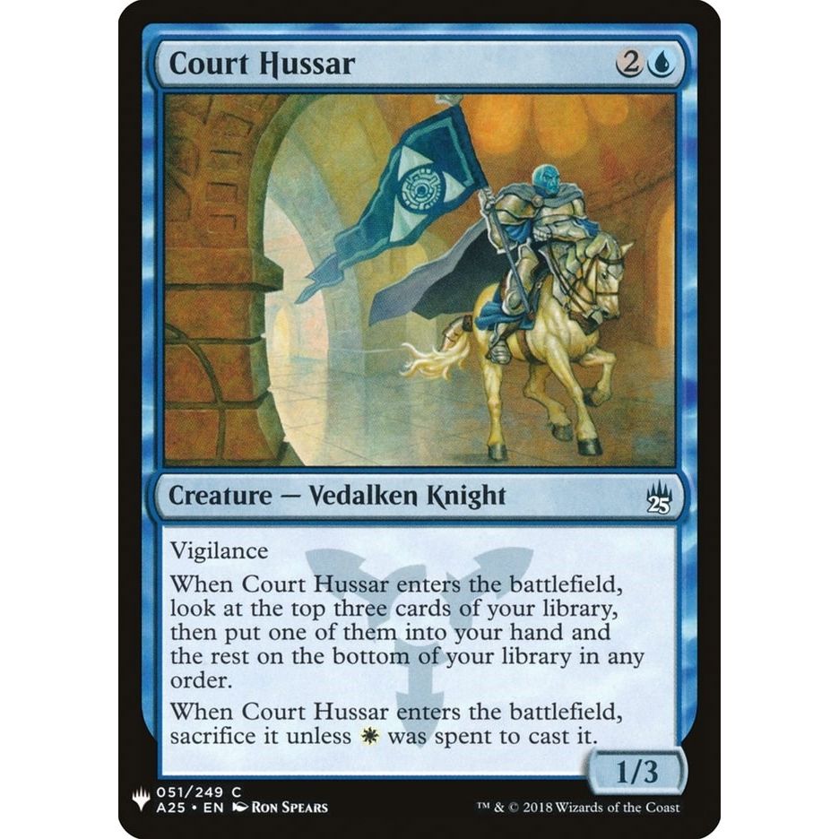 Image for Court Hussar (51) (LIST) - Magic: The Gathering
