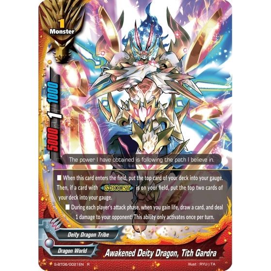Image for Awakened Deity Dragon, Tith Gardra (S-BT06/0021EN) (S-BT06) - Future Card BuddyFight