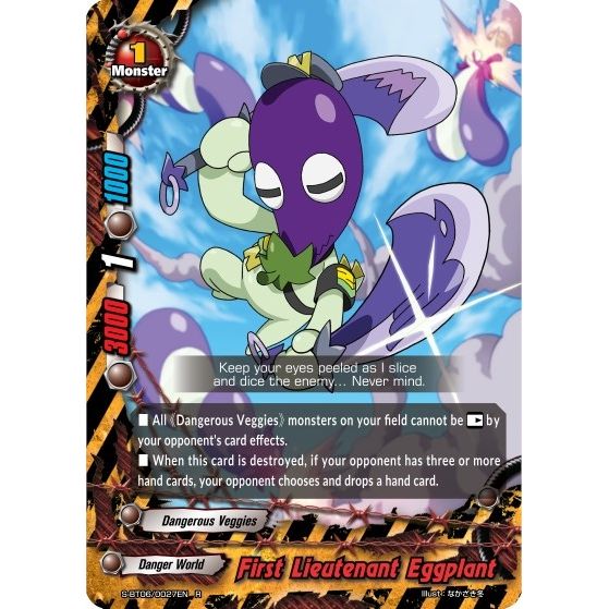 Image for First Lieutenant Eggplant (S-BT06/0027EN) (S-BT06) - Future Card BuddyFight