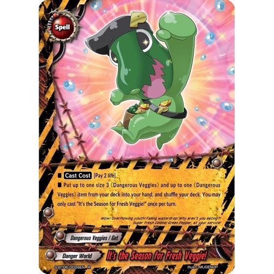Image for It's the Season for Fresh Veggie! (S-BT06/0028EN) (S-BT06) - Future Card BuddyFight