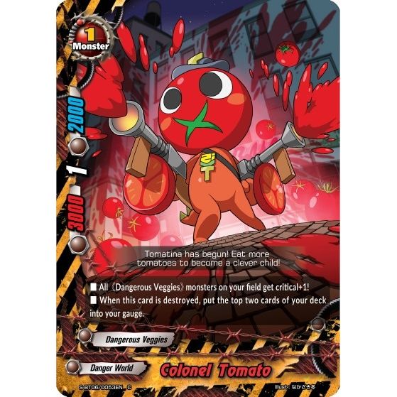 Image for Colonel Tomato (S-BT06/0053EN) (S-BT06) - Future Card BuddyFight