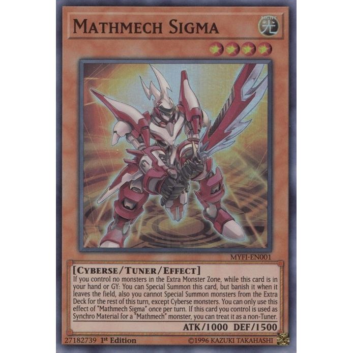 Image for Mathmech Sigma (MYFI-EN001) (MYFI) - YuGiOh