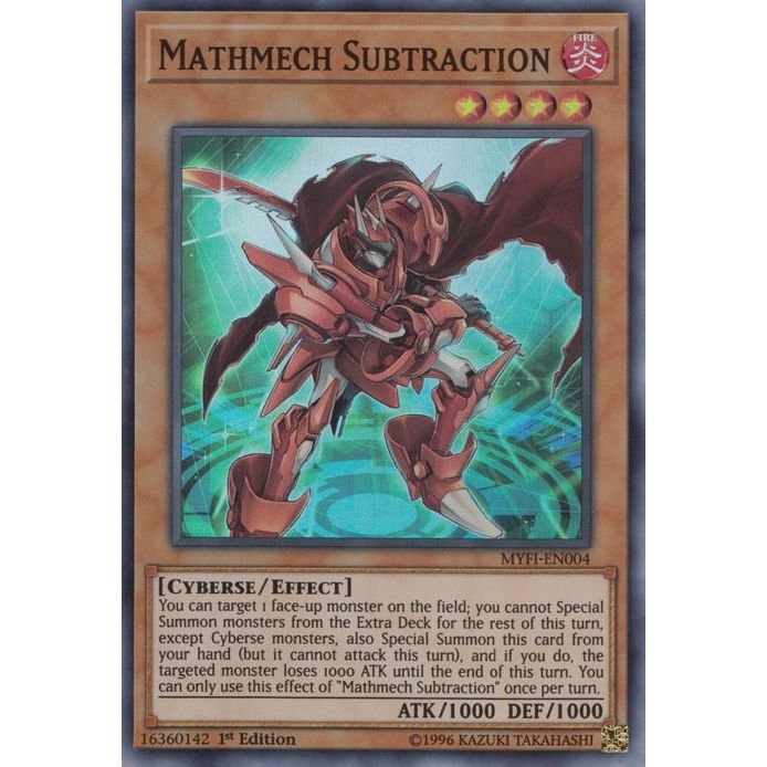 Image for Mathmech Subtraction (MYFI-EN004) (MYFI) - YuGiOh