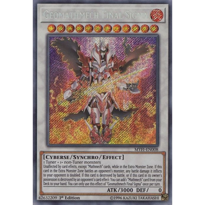 Image for Geomathmech Final Sigma (MYFI-EN008) (MYFI) - YuGiOh