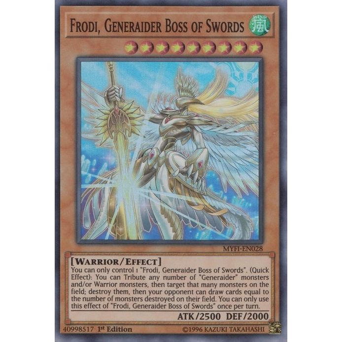 Image for Frodi, Generaider Boss of Swords (MYFI-EN028) (MYFI) - YuGiOh