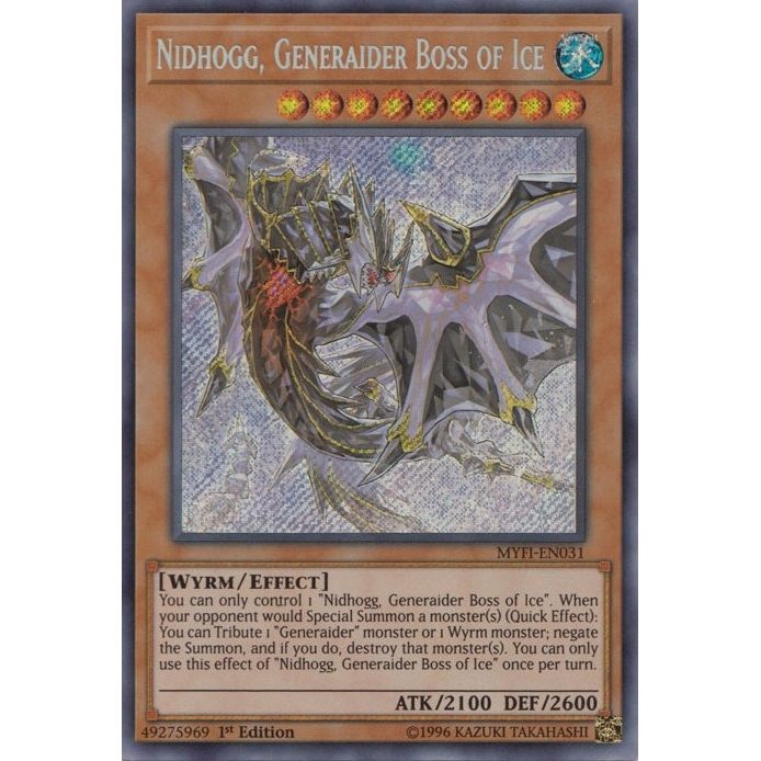 Image for Nidhogg, Generaider Boss of Ice (MYFI-EN031) (MYFI) - YuGiOh