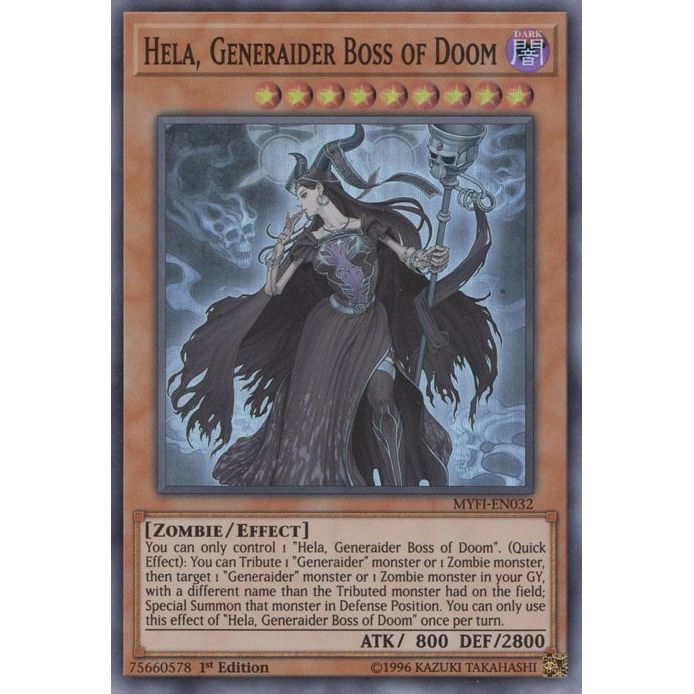Image for Hela, Generaider Boss of Doom (MYFI-EN032) (MYFI) - YuGiOh