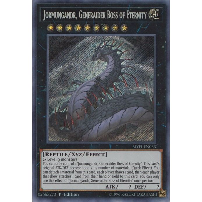 Image for Jormungandr, Generaider Boss of Eternity (MYFI-EN033) (MYFI) - YuGiOh