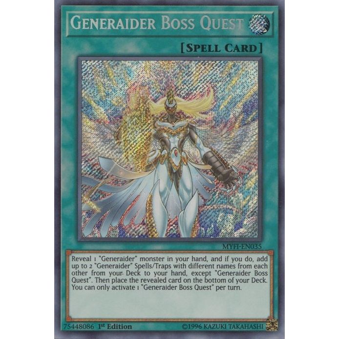 Image for Generaider Boss Quest (MYFI-EN035) (MYFI) - YuGiOh