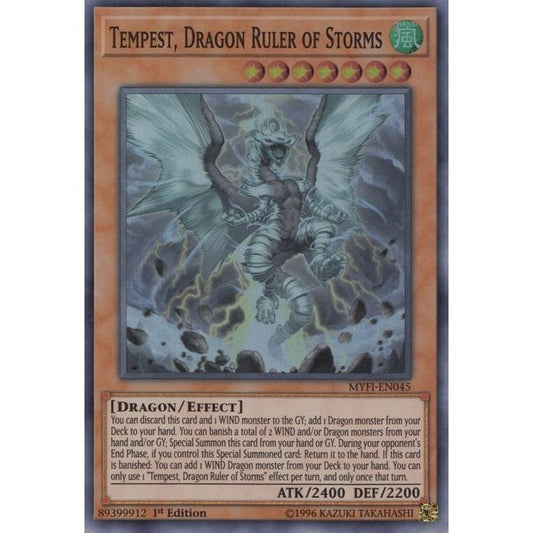 Image for Tempest, Dragon Ruler of Storms (MYFI-EN045) (MYFI) - YuGiOh