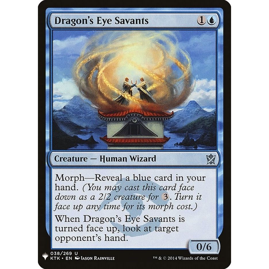 Image for Dragon's Eye Savants (38) (LIST) - Magic: The Gathering