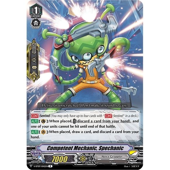 Image for Competent Mechanic, Spechanic (V-BT07/042EN) (V-BT07) - Cardfight Vanguard